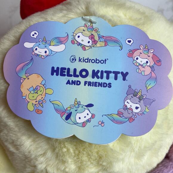 NWT Hello Kitty Light Up Unicorn 13” Stuffed Animal Plush Toy Teddy Bear Friends - Picture 6 of 9